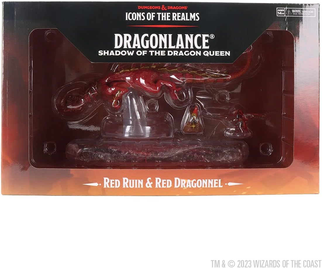 D&D Icons of the Realms: Dragonlance - Red Ruin & Red Dragonnel