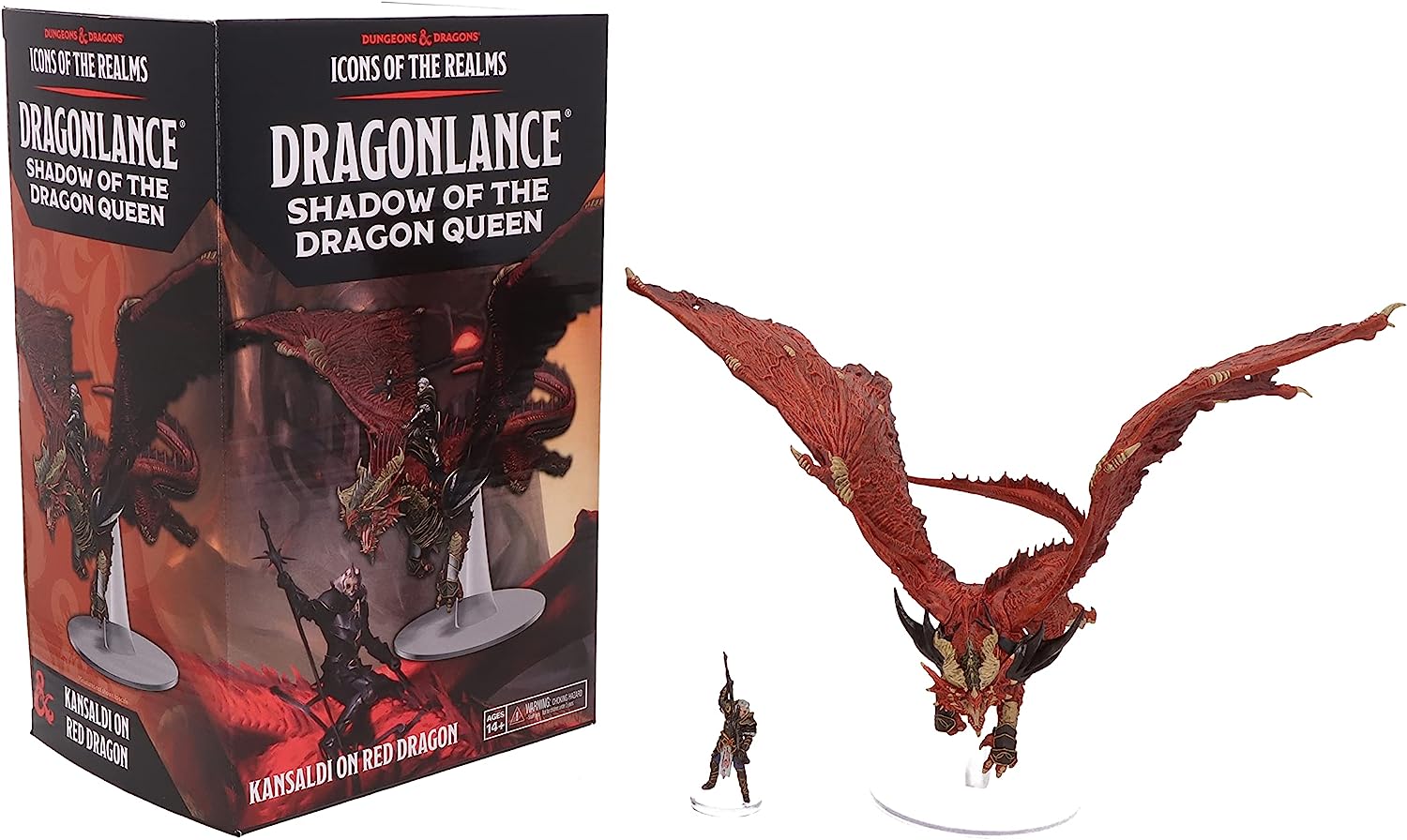D&D Icons of the Realms: Dragonlance - Kansaldi on Red Dragon