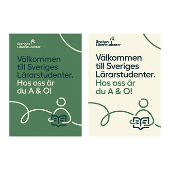 Välkommen till Sveriges Lärarstudenter. Hos oss är du A & O! – folder