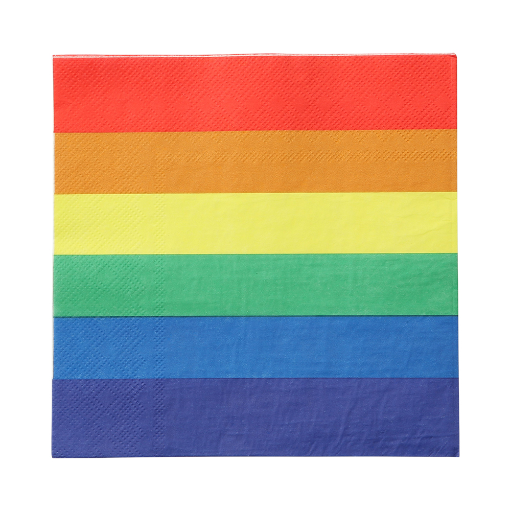 PAPER NAPKINS 33 X 33 RAINBOW CM 16-P