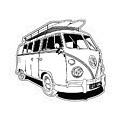 Clear Stamps - VW Bus