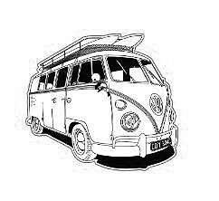 Clear Stamps - VW Bus