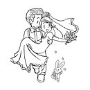 Clear Stamps - Bride and Groom