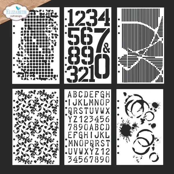 Elizabeth Craft - Planner Stencils 4