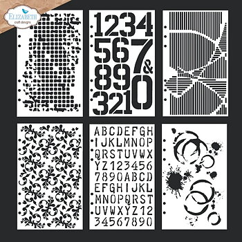 Elizabeth Craft - Planner Stencils 4