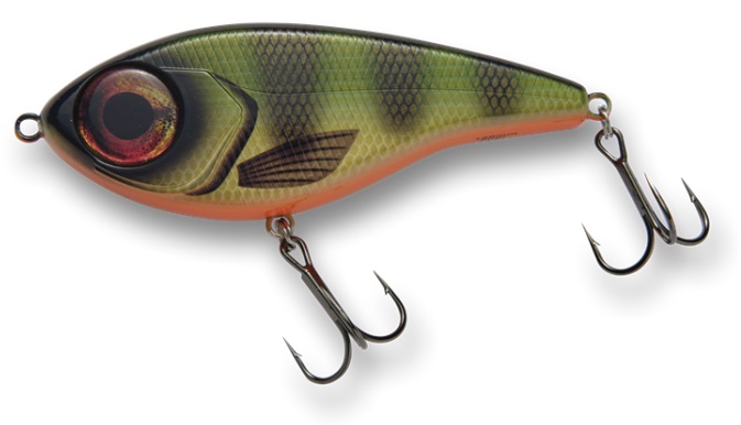 armada eyeswimmer 120mm 50g is a swimbait for large pike. incredibly easy to fish and can be fished shallow. belly perch
