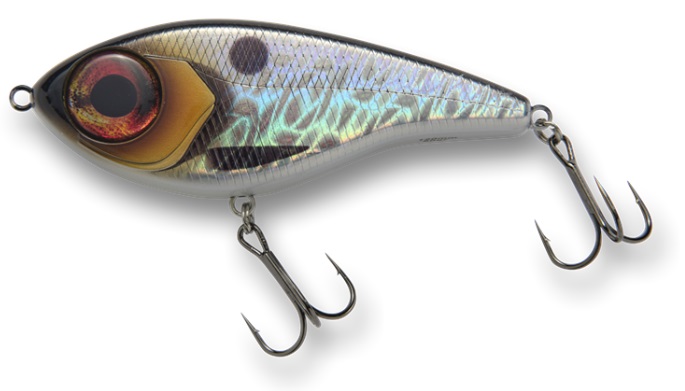 armada eyeswimmer 120mm 50g is a swimbait for large pike. incredibly easy to fish and can be fished shallow. headlight