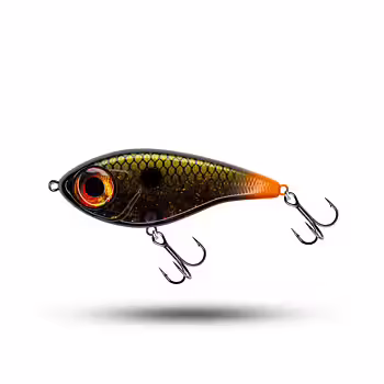 armada eyeswimmer 120mm 50g är ett swimbait för stora gäddor. otroligt lättfiskad och kan fiskas grunt. 