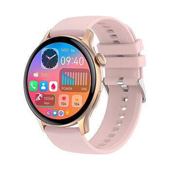 Philippe Palmer Smart Watch LP55 AMOLED Gold/Pink