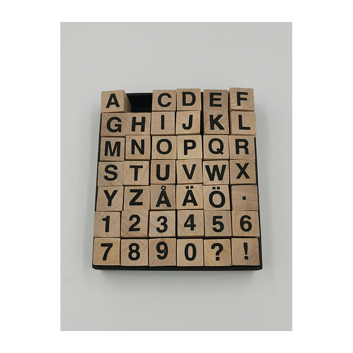 Rubber Stamps Second Hand - Alphabet 