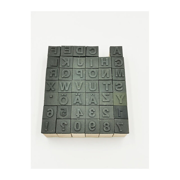 Rubber Stamps Second Hand - Alphabet 