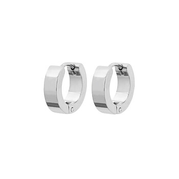 Edblad Fave hoops silver