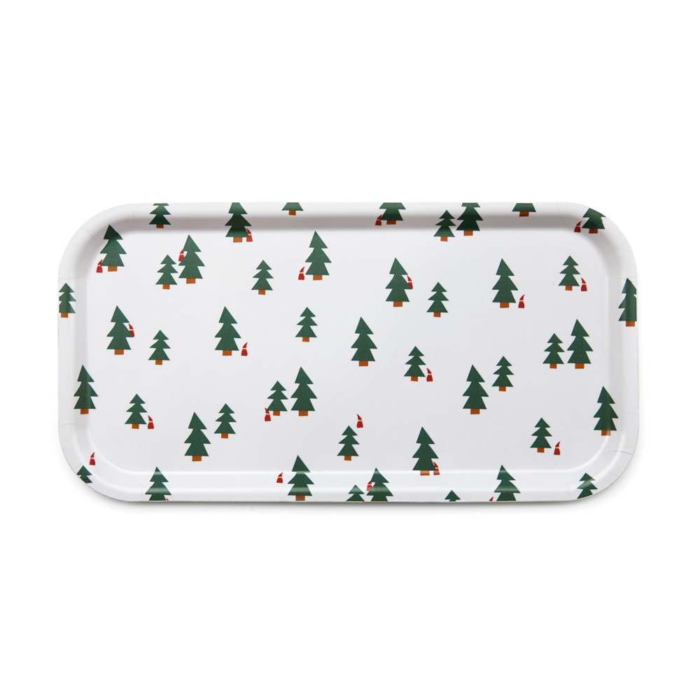 Christmas Forest Rektangulär Bricka - 43 x 22 cm