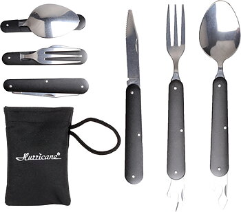 Ett bestick set för naturmänniskan. En väldigt bra present till en sportfiskare som är ute på sjön mycket. 