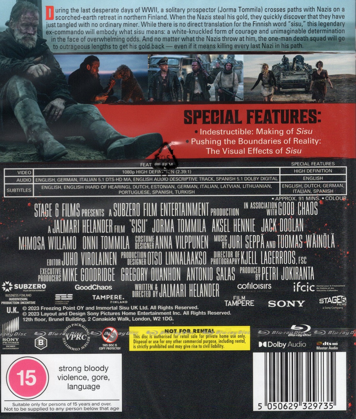 Sisu (ej svensk text) (Blu-ray) - 2