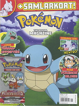 Pokemon magasin nr 5 2023, Extra: Scarlet &/ Violet: Paldea Evolved fun pack