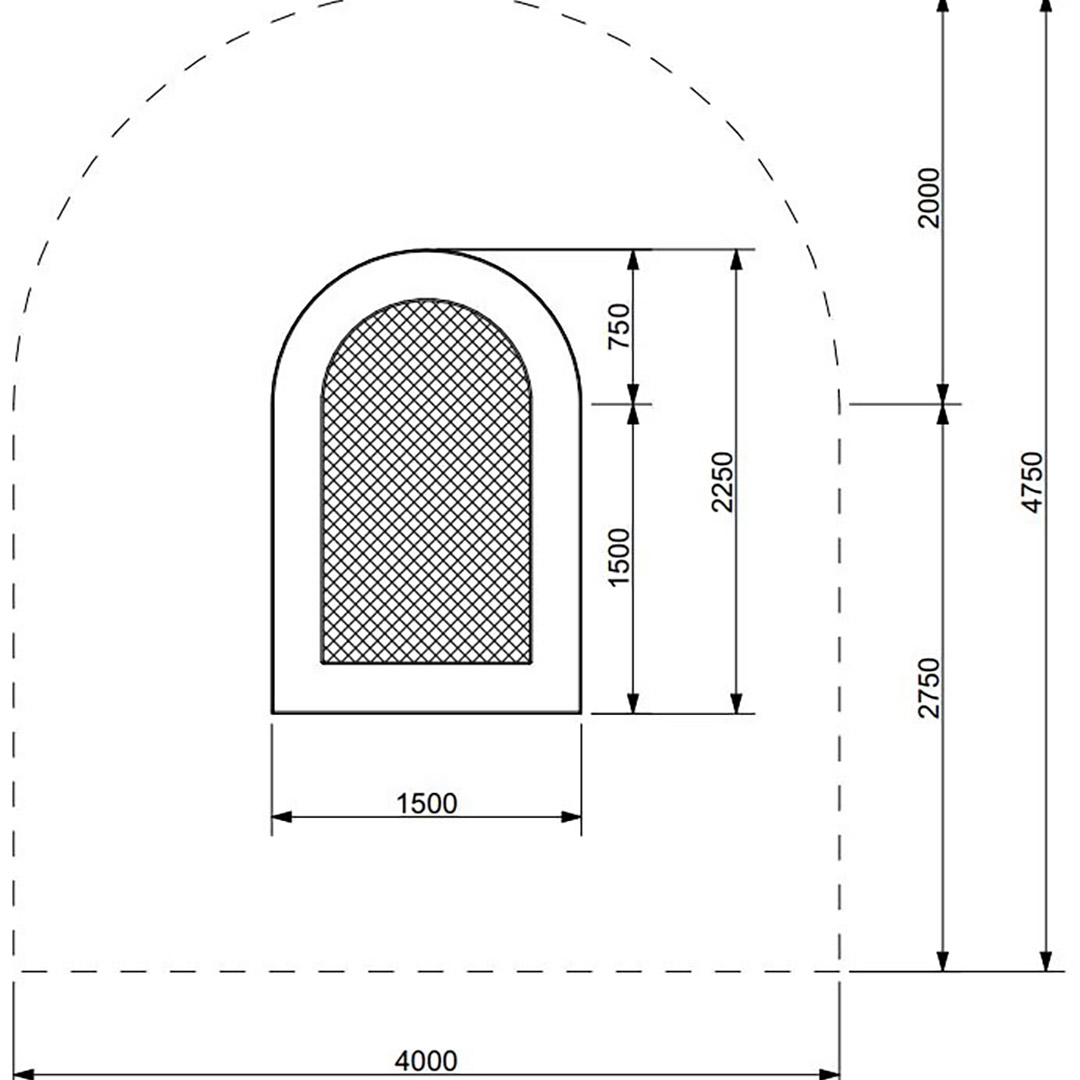 Trampoline JUNTO 150 x 225 - 2