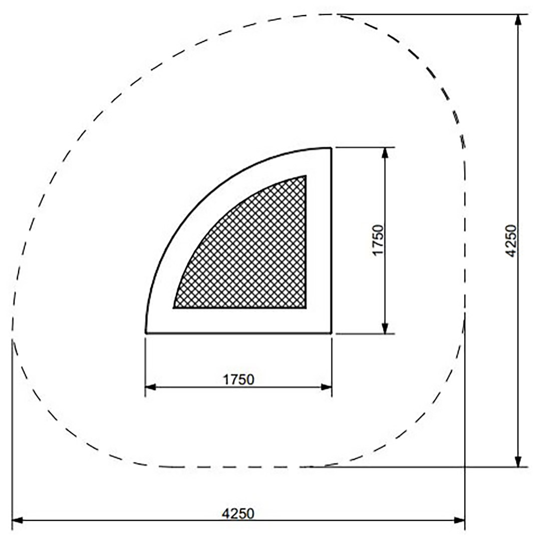 Trampolin KVARTALO 175 - 2