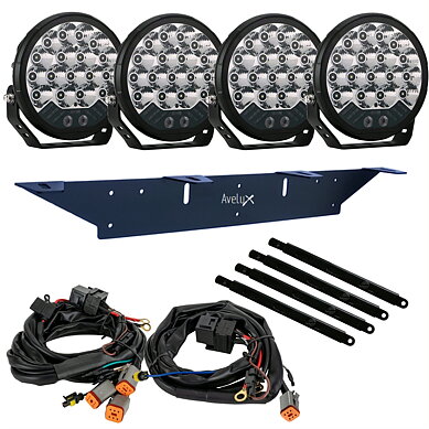 V-Sight Roadking R65 LED Ekstralys 9 E-merket | 4-pakke