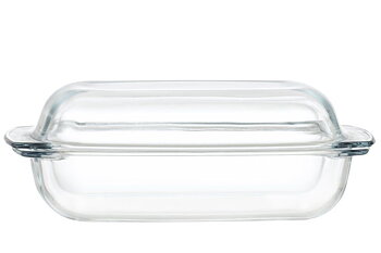 Grytform av glas 4,1 L
