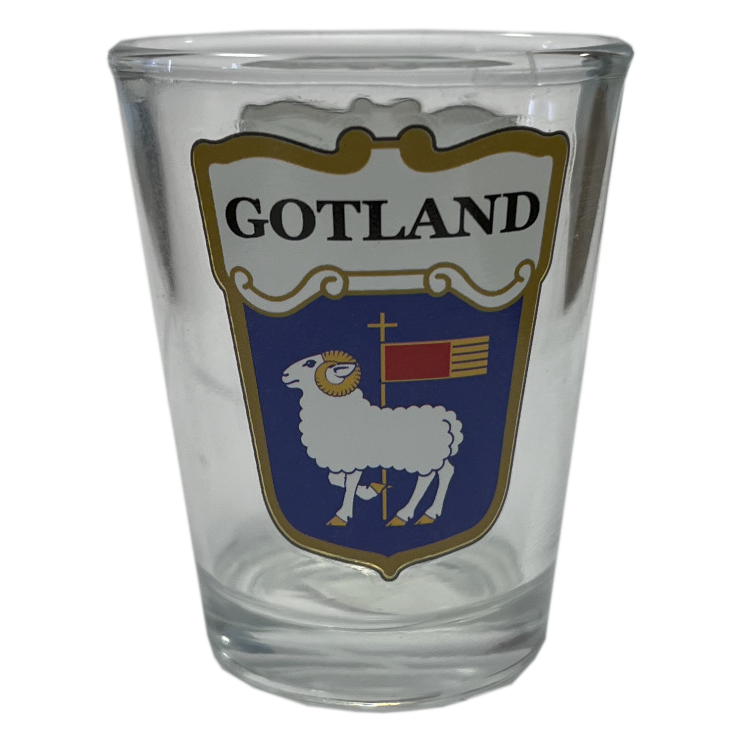 Shotglas Gotlandsvapen 12st/fp