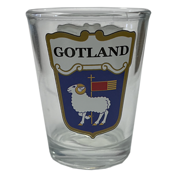 Shotglas Gotlandsvapen 12st/fp
