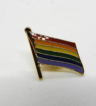 Pin Pride flagga