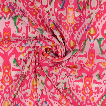 Yoryu Viskos Ikat Rosa