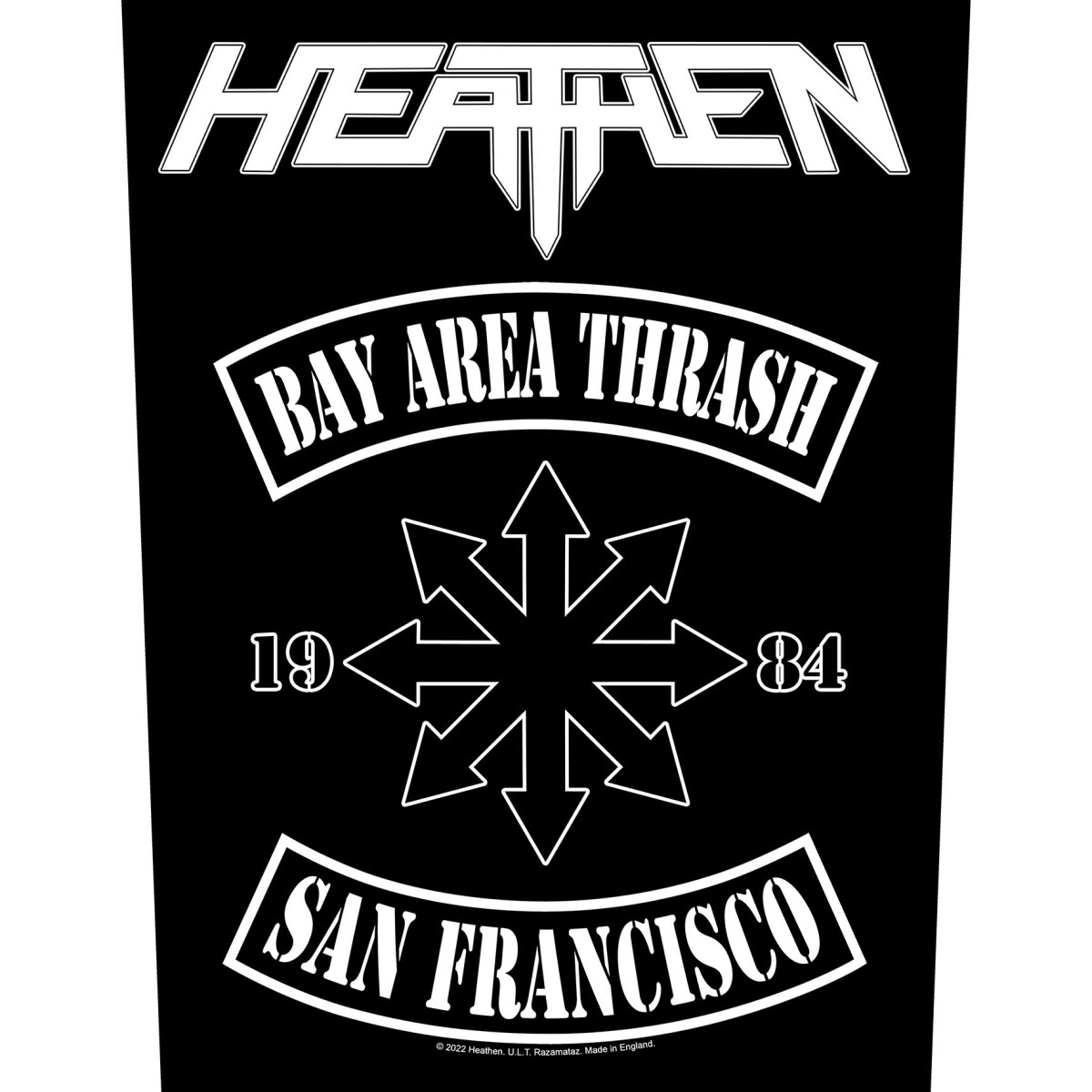 Heathen Bay Area Trash Backpatch