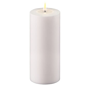 LED-Blockljus Vit 10x20cm Uteljus