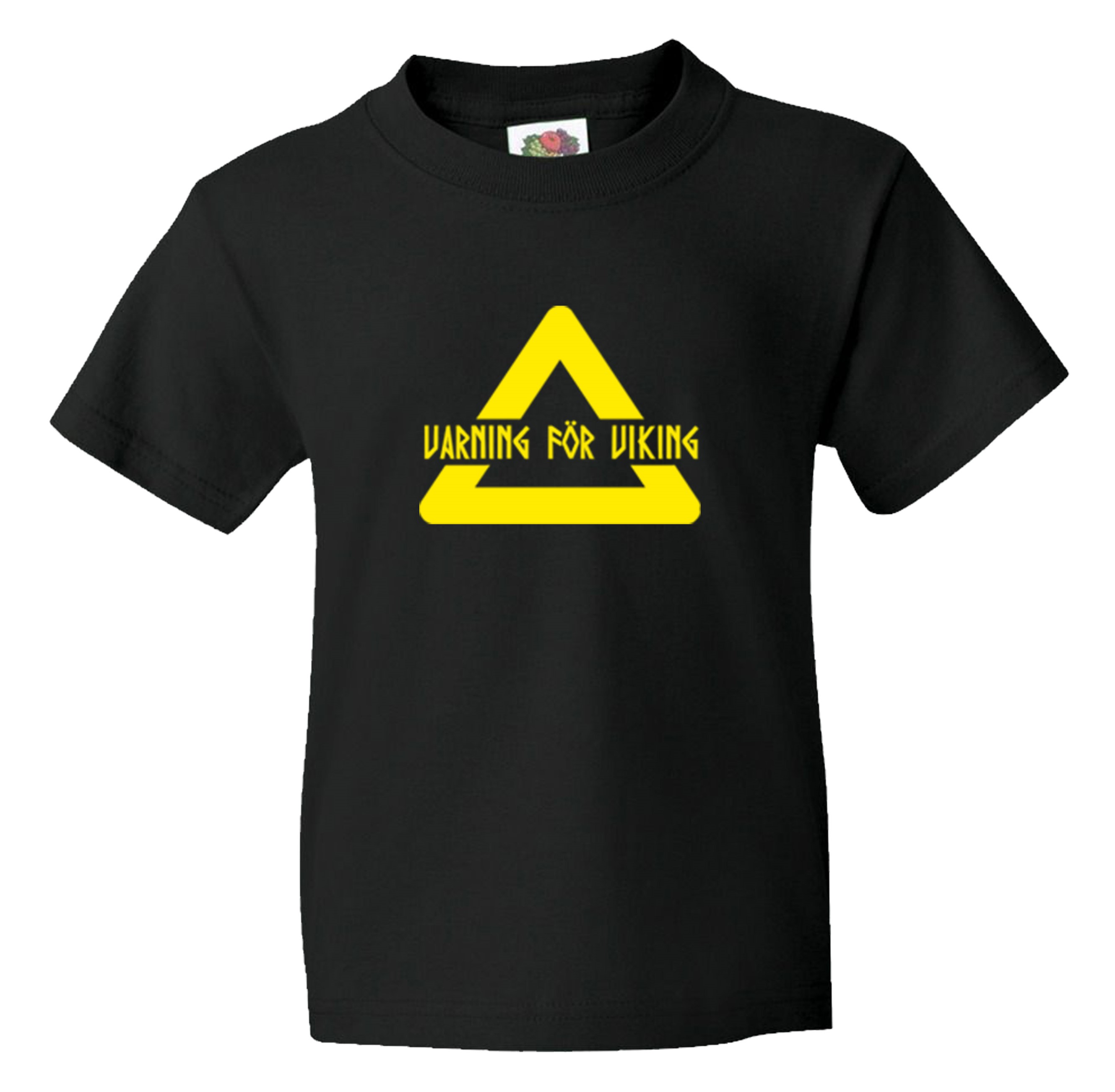 T-shirt til børn: Varning För Viking - Viking Art Collection (9-11 år)