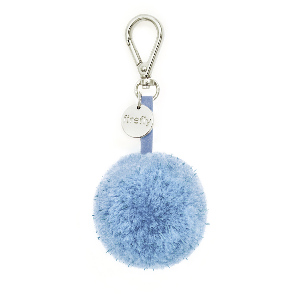 Reflekterande Pom Pom - Baby Blue
