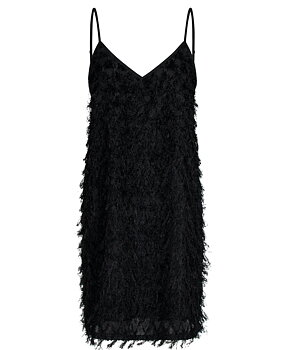 Neo Noir Lilja Fringe Dress, Black