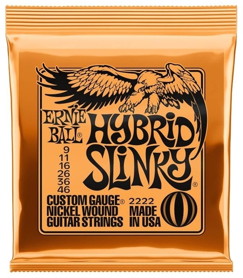 Ernie Ball Hybrid Slinky Strängset 2222  Elgitarr 09-046