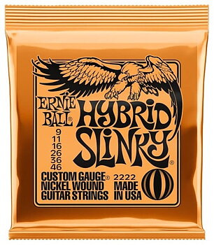Ernie Ball Hybrid Slinky Strängset 2222  Elgitarr 09-046