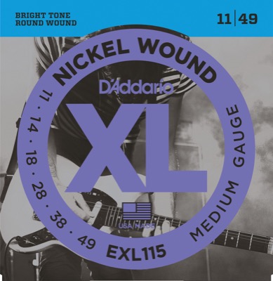 D'Addario Fretted EXL115 Elgitarr 011 - 049