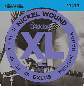 D'Addario Fretted EXL115 Elgitarr 011 - 049