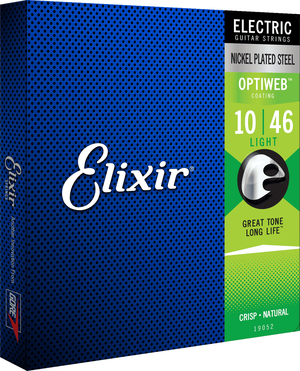 Elixir 19052 Optiweb Light Elgitarr 010-046