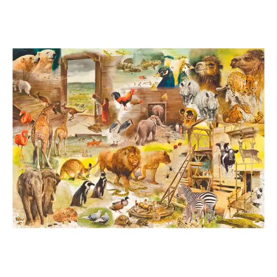 Bygga Noaks Ark 1000 Bitar Jumbo