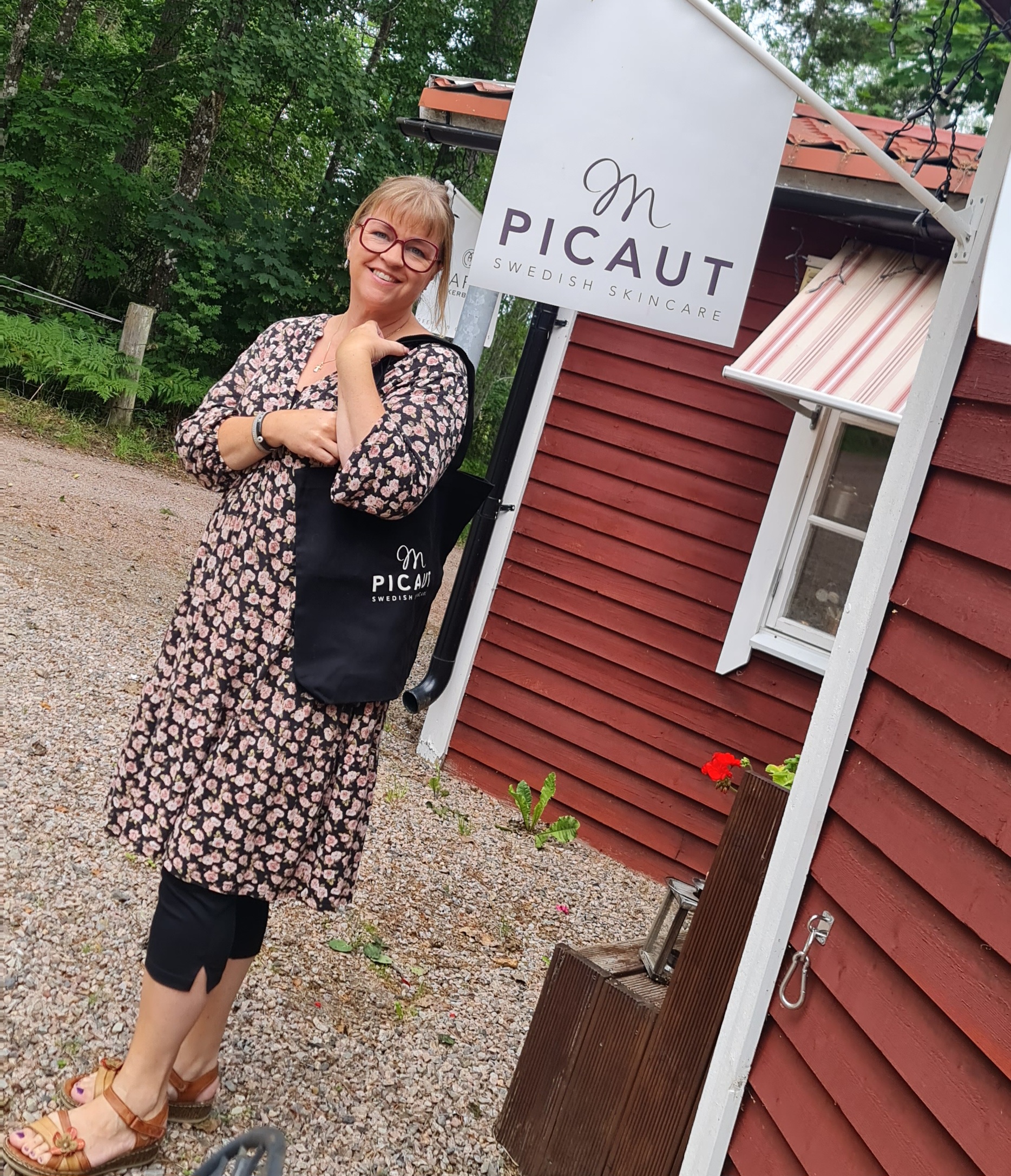 Svart Canvasbag M PICAUT ekologisk bomull