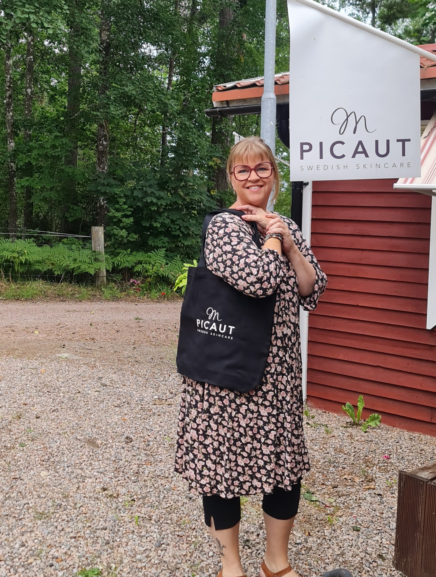 Svart Canvasbag M PICAUT ekologisk bomull - 3