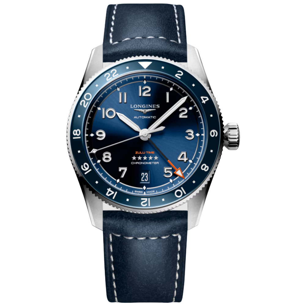 L3.802.4.93.2 Longines Spirit Zulu Time 39 blå