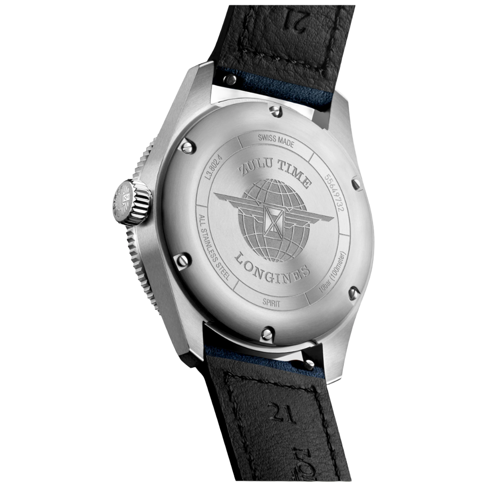 L3.802.4.93.2 Longines Spirit Zulu Time 39 blå