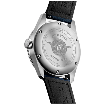 L3.802.4.93.2 Longines Spirit Zulu Time 39 blå