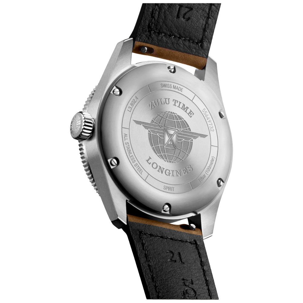 L3.802.4.63.2 Longines Spirit Zulu Time 39 grön