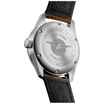 L3.802.4.63.2 Longines Spirit Zulu Time 39 grön