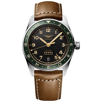 L3.802.4.63.2 Longines Spirit Zulu Time 39 grön