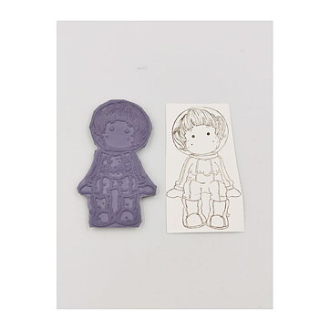 Magnolia Cling Stamps Second Hand - Astronaut Tilda WT11