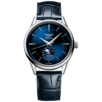L4.815.4.92.2  Longines Flagship Heritage 38,5 månfas blå