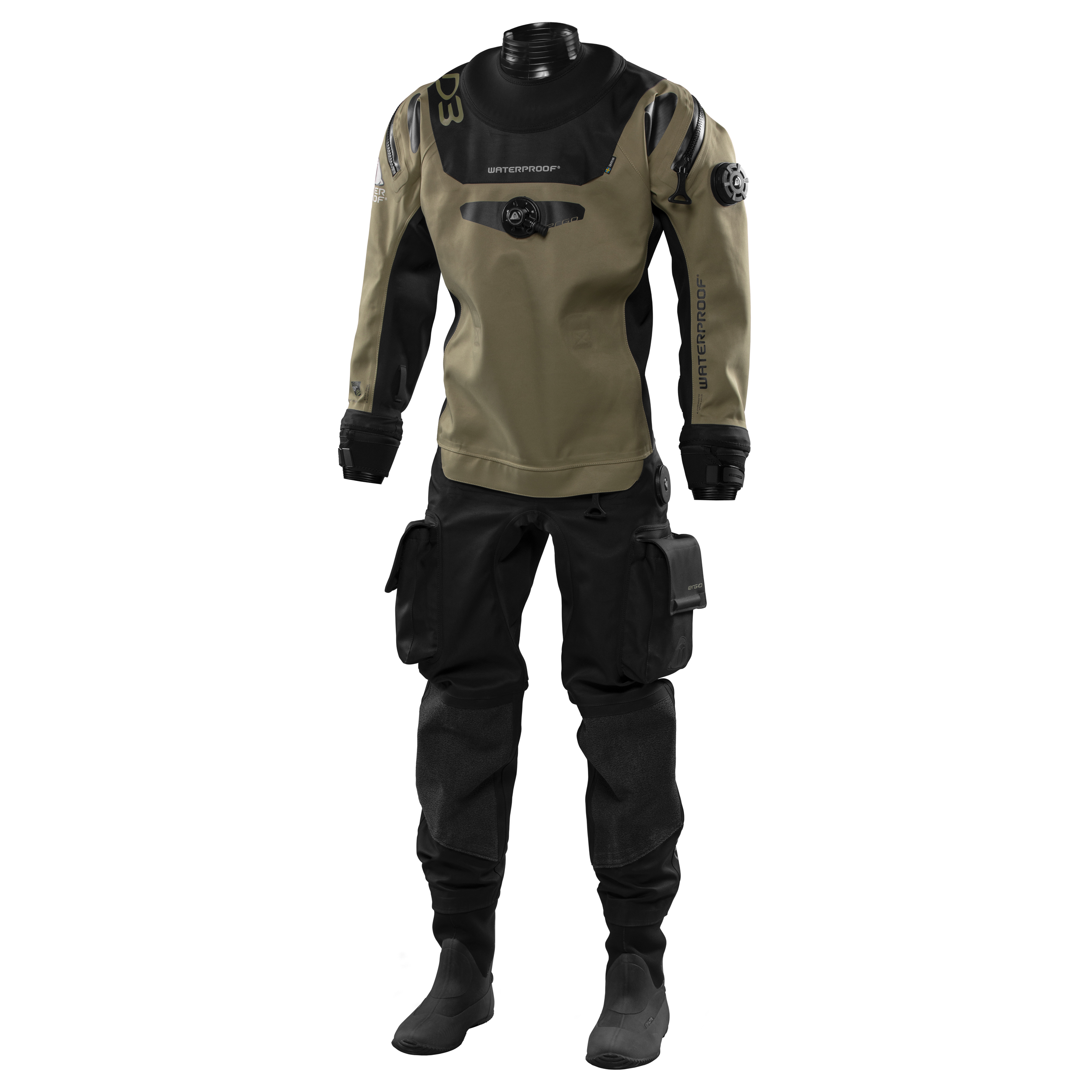 D3 Ergo Waterproof Torrdräkt Herr